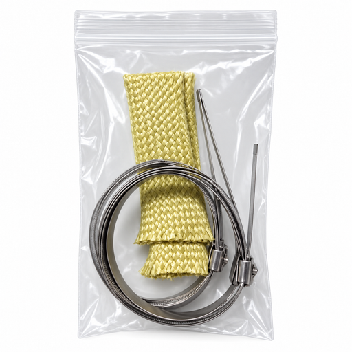 CIPP packer banding kit with stainless steel bands and Kevlar