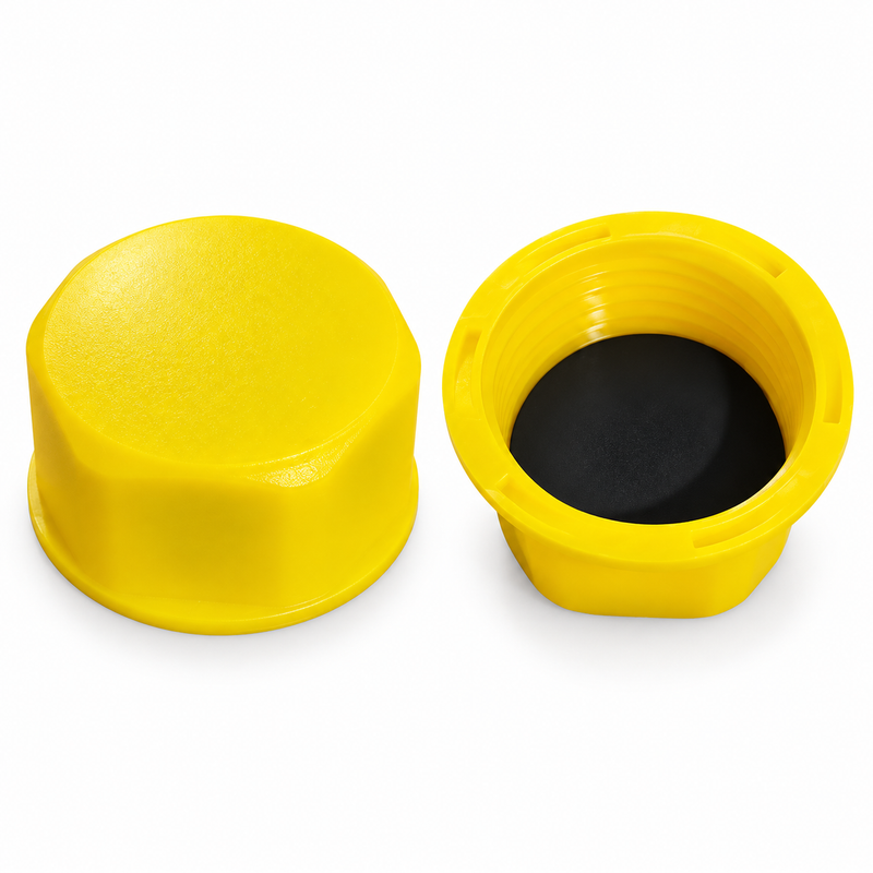 Threaded Sealing Cap Compatible (Yellow End Caps)